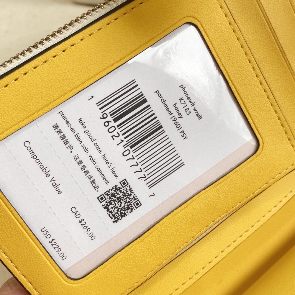 Kate Spade honey bee phone wallet wristlet - Picture 11 of 13